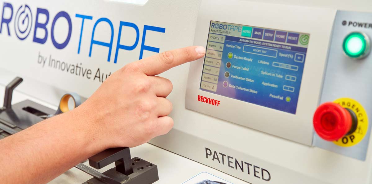 RoboTape using TwinCAT 3 and EtherCAT by Beckhoff Automation