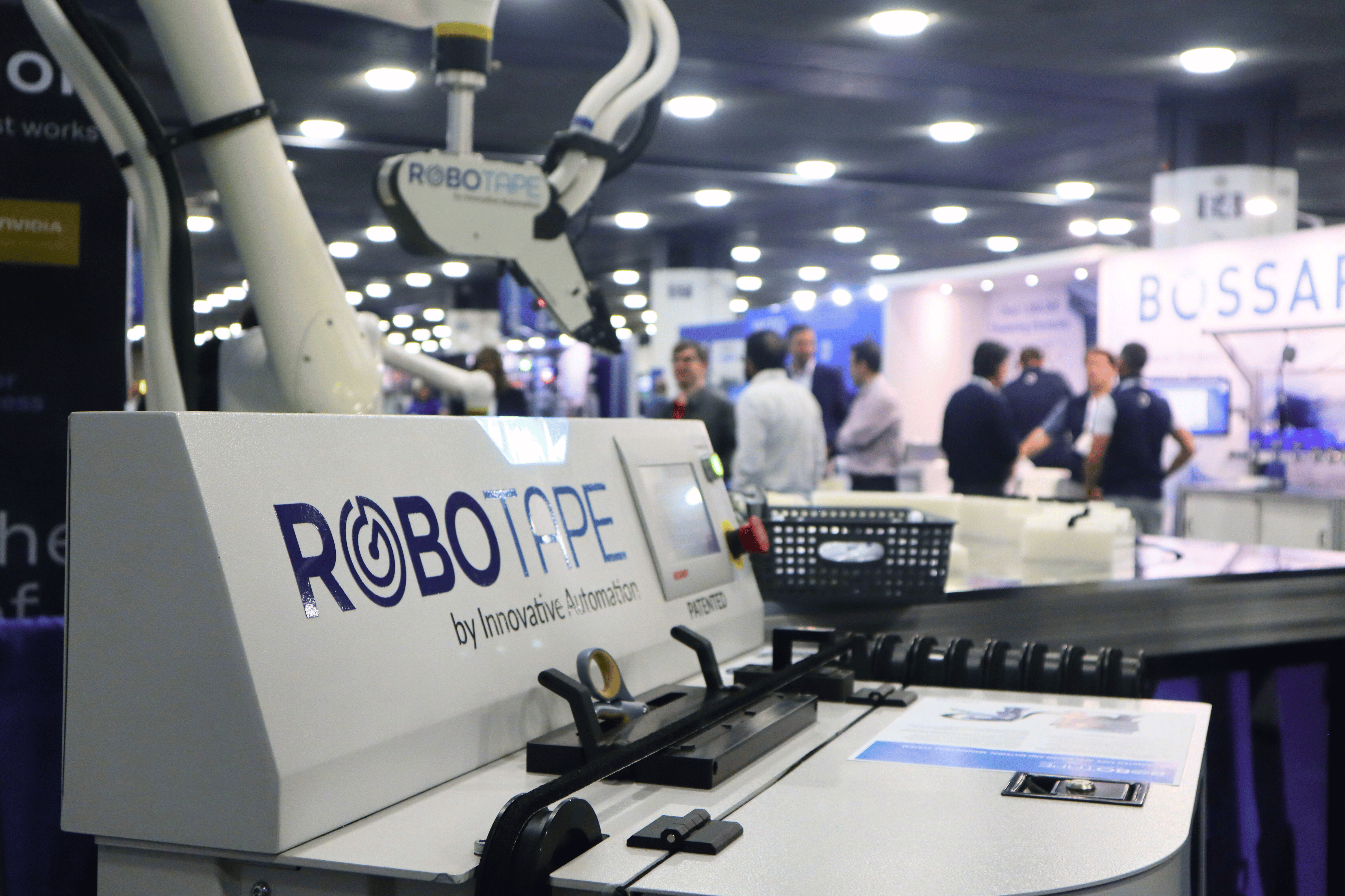 RoboTape payout and head at Automate Show 2025.
